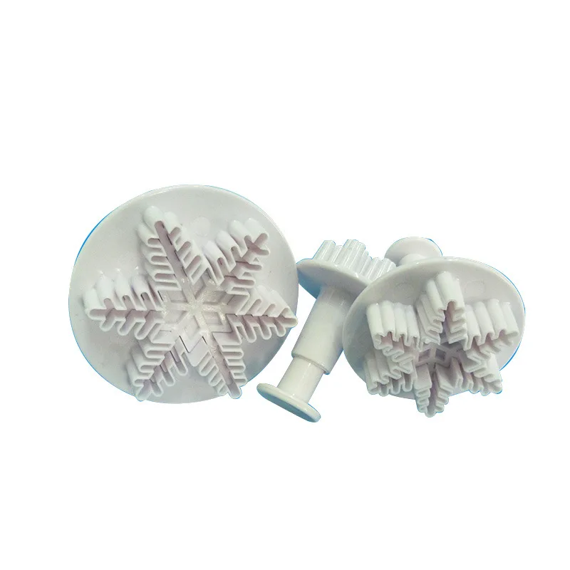 3Pcs/set snowflake Fondant Cookie Cutter Fondant Cake Print Cutting Mold Biscuits Mold Bakeware Cake Decorating Tools
3Pcs/set snowflake Fondant Cookie Cutter Fondant Cake Print Cutting Mold Biscuits Mold Bakeware Cake Decorating Tools