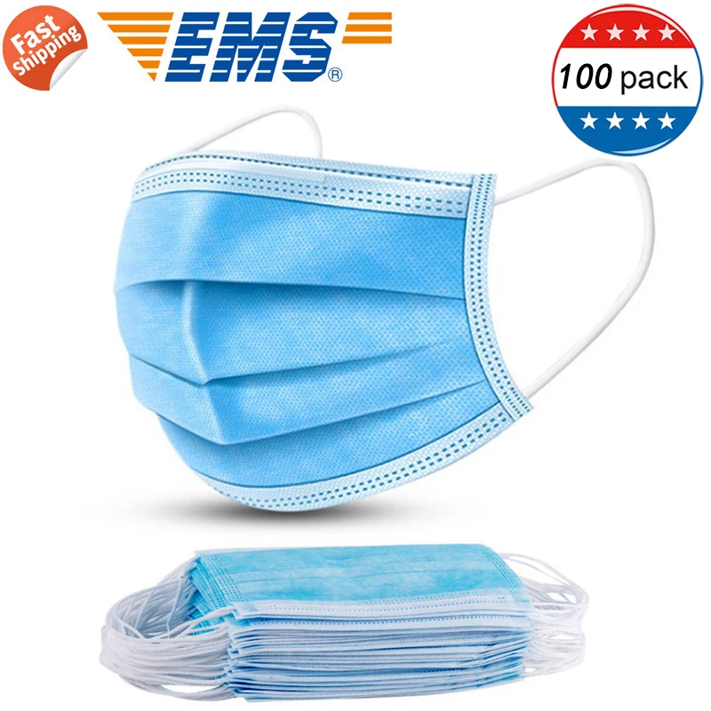 (Fast Shipping by EMS) Masks for Germ Protection Face Mouth Masks Dustproof Disposable 3 Layers (50/100pcs)
(Fast Shipping by EMS) Masks for Germ Protection Face Mouth Masks Dustproof Disposable 3 Layers (50/100pcs)