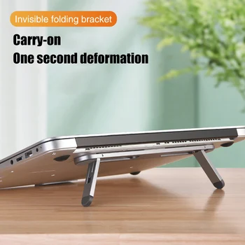 Slim Cooling Bracket Laptop Stand Lift Holder Universal Aluminum Alloy Portable Foldable Notebook Ergonomic Riser Non Slip
Slim Cooling Bracket Laptop Stand Lift Holder Universal Aluminum Alloy Portable Foldable Notebook Ergonomic Riser Non Slip
