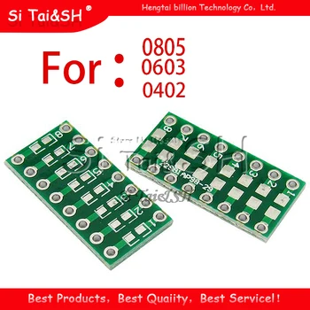 10pcs 0805 0603 0402 to DIP PCB Transfer Board DIP Pin Board Pitch Adapter keysets
10pcs 0805 0603 0402 to DIP PCB Transfer Board DIP Pin Board Pitch Adapter keysets