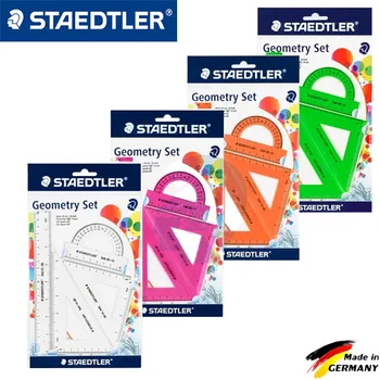 STAEDTLER 569 Student Geometry Drawing and Drawing Ruler Ruler Triangle Square Protractor Set
STAEDTLER 569 Student Geometry Drawing and Drawing Ruler Ruler Triangle Square Protractor Set
