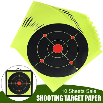 10PCS Professional Shooting Target Paper Archery Targets Adhesive Shoot Target Shooting Paintball Accessories Bow Arrow Gauge
10PCS Professional Shooting Target Paper Archery Targets Adhesive Shoot Target Shooting Paintball Accessories Bow Arrow Gauge