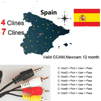1 year 6/7/8 Lines Spain Europe CCCAM Clines For V7 HD V8 Nova DVB-S2 Satellite Receiver Full 1080P Decoder support powervu
1 year 6/7/8 Lines Spain Europe CCCAM Clines For V7 HD V8 Nova DVB-S2 Satellite Receiver Full 1080P Decoder support powervu