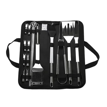 BBQ Tools Set Barbecue Grilling Utensil Accessories 18Pcs Stainless Steel Wooden Camping Outdoor Cooking Tools Kit BBQ Utensils
BBQ Tools Set Barbecue Grilling Utensil Accessories 18Pcs Stainless Steel Wooden Camping Outdoor Cooking Tools Kit BBQ Utensils