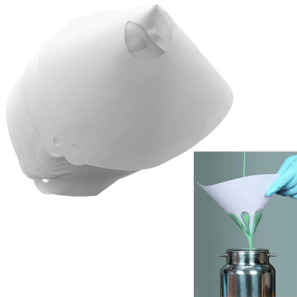50pcs Paint filter paper funnel car paint spray paint filter disposable filter paper
50pcs Paint filter paper funnel car paint spray paint filter disposable filter paper
