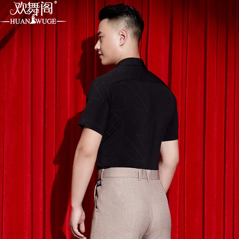 Standard Dance Jacket Short-sleeved Spring and Summer Modern Dance Jacket Shirt Collar Latin Dance Garment
Standard Dance Jacket Short-sleeved Spring and Summer Modern Dance Jacket Shirt Collar Latin Dance Garment