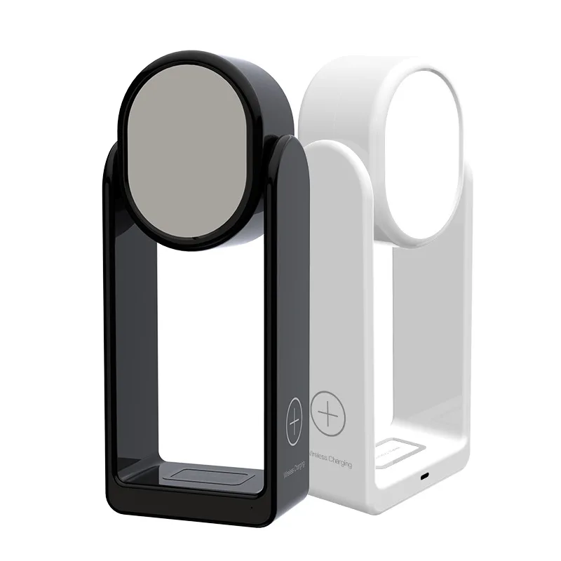AAMASUN Wireless Charger Stand 3 in 1 For iPhone 8 plus 11 pro max Samsung With Creativity LED Desk Lamp 360° Rotation Mirror
AAMASUN Wireless Charger Stand 3 in 1 For iPhone 8 plus 11 pro max Samsung With Creativity LED Desk Lamp 360° Rotation Mirror