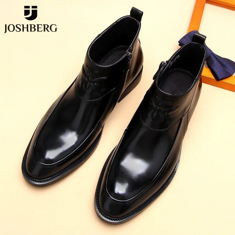 JOSHBERG New Fashion Cow Leather Shoes Chinese Style Ultralight Cowboy Boots Mens British Style Mens Dress Boots Bambas Hombre
JOSHBERG New Fashion Cow Leather Shoes Chinese Style Ultralight Cowboy Boots Mens British Style Mens Dress Boots Bambas Hombre