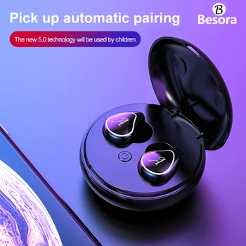 Besora Wireless Bluetooth 5.0 Mini Cordless Earbuds With Mic Handsfree Headset Earphone
Besora Wireless Bluetooth 5.0 Mini Cordless Earbuds With Mic Handsfree Headset Earphone