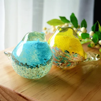 CUTE HELLO GLASS BIRDS COLORED GLAZE BIRTHDAY COUPLE GIFT CREATIVE PAPER TOWN DESKTOP DECORATION HOME DECORA SMALL ORNAMENTS 
CUTE HELLO GLASS BIRDS COLORED GLAZE BIRTHDAY COUPLE GIFT CREATIVE PAPER TOWN DESKTOP DECORATION HOME DECORA SMALL ORNAMENTS