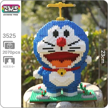ZMS 3525 Anime Doraemon Blue Cat Animal Cartoon 3D Model 2070pcs DIY Mini Diamond Blocks Bricks Building Toy for Children no Box
ZMS 3525 Anime Doraemon Blue Cat Animal Cartoon 3D Model 2070pcs DIY Mini Diamond Blocks Bricks Building Toy for Children no Box