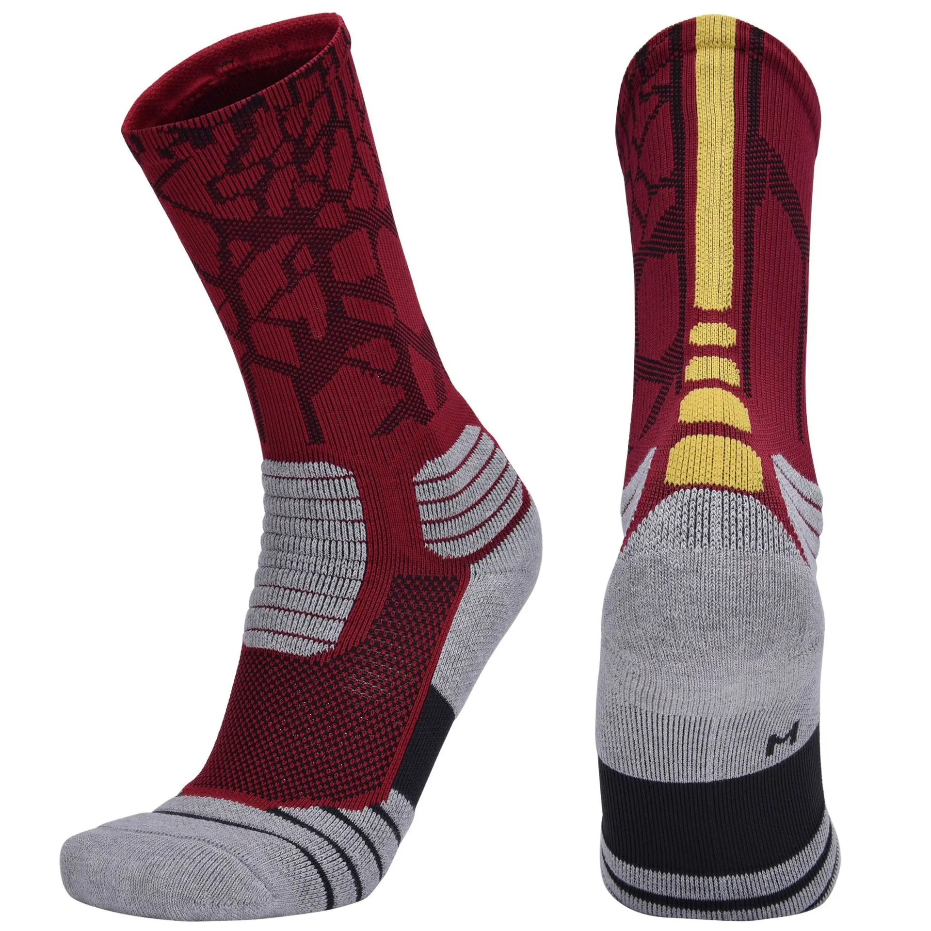 High Quality Red Yellow Men's Elite Basketball Socks Cotton Towel Bottom Compression Cycling Running Outdoor Sports Socks
High Quality Red Yellow Men's Elite Basketball Socks Cotton Towel Bottom Compression Cycling Running Outdoor Sports Socks