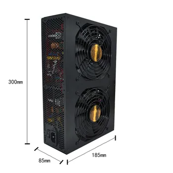 ETH Mining PC Asic Power Supply 3600W Bitcoin Miner Case PSU Computer Server Fonte For GTX 1080 RX470 480 570 12-13 GPU B
ETH Mining PC Asic Power Supply 3600W Bitcoin Miner Case PSU Computer Server Fonte For GTX 1080 RX470 480 570 12-13 GPU B