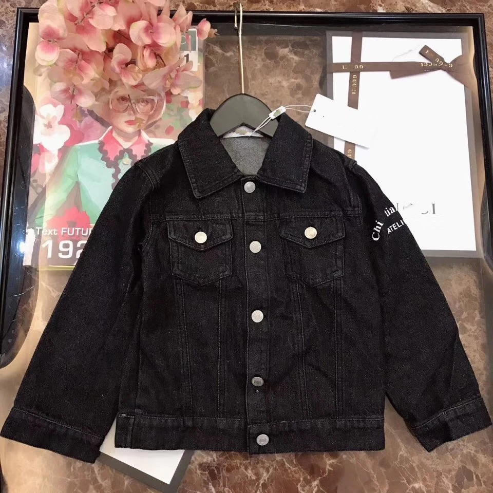 Children's Unisex Long Sleeve Jacket Fashion Autumn Black Thin turn-down collar cool Jacket free shipping
Children's Unisex Long Sleeve Jacket Fashion Autumn Black Thin turn-down collar cool Jacket free shipping