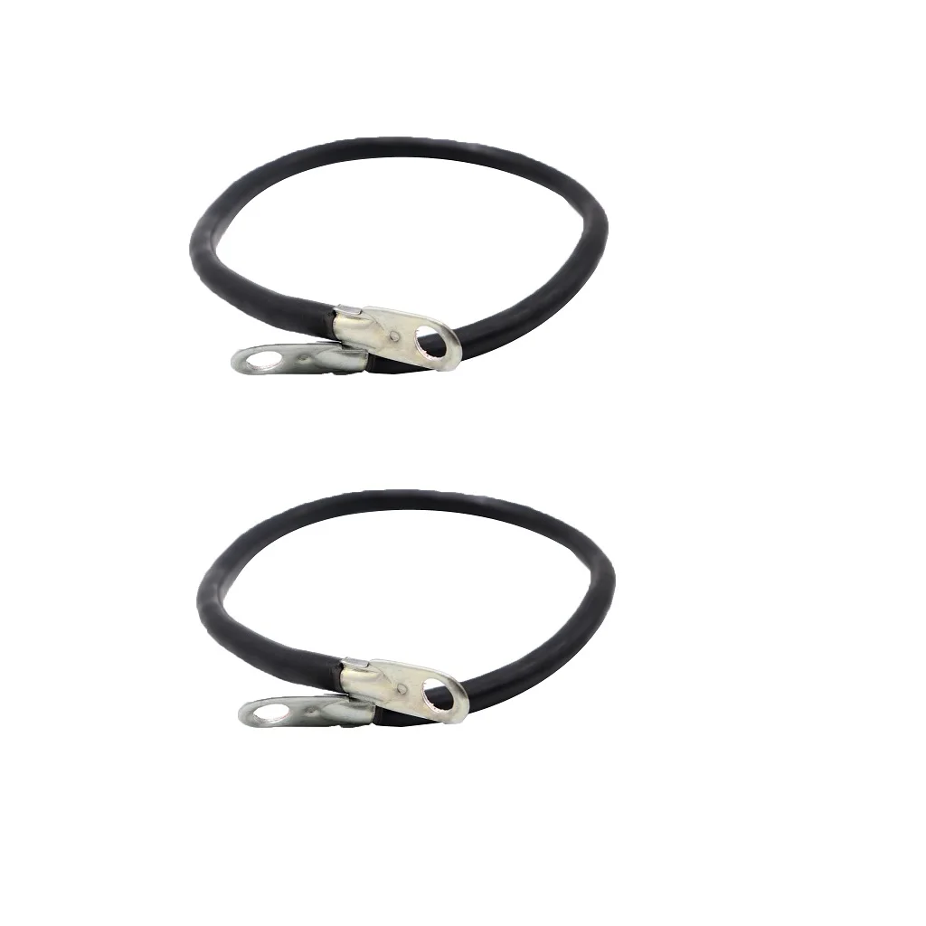 2Pcs 5AWG Gauge Battery Cable Wire for Solar Auto Marine Car Marine Black 2Pcs 5AWG Gauge Battery Cable Wire for Solar Auto Marine Car Marine Black