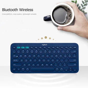 

Durable K380 Keyboard Household Computer Keypad Wireless Bluetooth Accessories for Logitech Tablet Laptop Smartphone