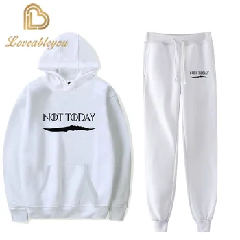 2019 New Style arya stark-not today Hooded Hoodies Sweatshirts+Recreational style Sweatpants Sport Suit Men's and Women's Sets 
2019 New Style arya stark-not today Hooded Hoodies Sweatshirts+Recreational style Sweatpants Sport Suit Men's and Women's Sets