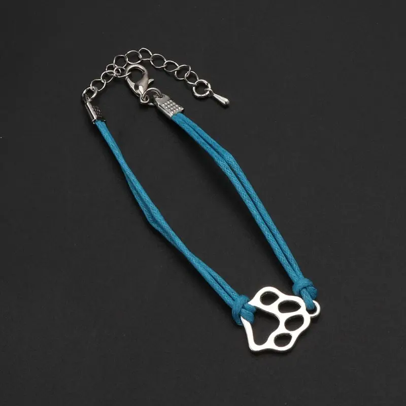 Handmade Friendship Infinity Love Pet Paw Print Wax Rope Bracelet with Wish Card U50C
Handmade Friendship Infinity Love Pet Paw Print Wax Rope Bracelet with Wish Card U50C
