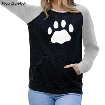 FREE OSTRICH Fashion Women's Cute Cat Claw Print Pocket Long Sleeve Sweatershirt Comfortable Autumn Winter Top Hoodie Sweatshirt
FREE OSTRICH Fashion Women's Cute Cat Claw Print Pocket Long Sleeve Sweatershirt Comfortable Autumn Winter Top Hoodie Sweatshirt