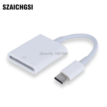 50pcs/lot Type-C SD Card Reader Camera Kit Compatible Needn't APP OTG Data Cable For samsung GALAXY S8 Macbook Pro
50pcs/lot Type-C SD Card Reader Camera Kit Compatible Needn't APP OTG Data Cable For samsung GALAXY S8 Macbook Pro