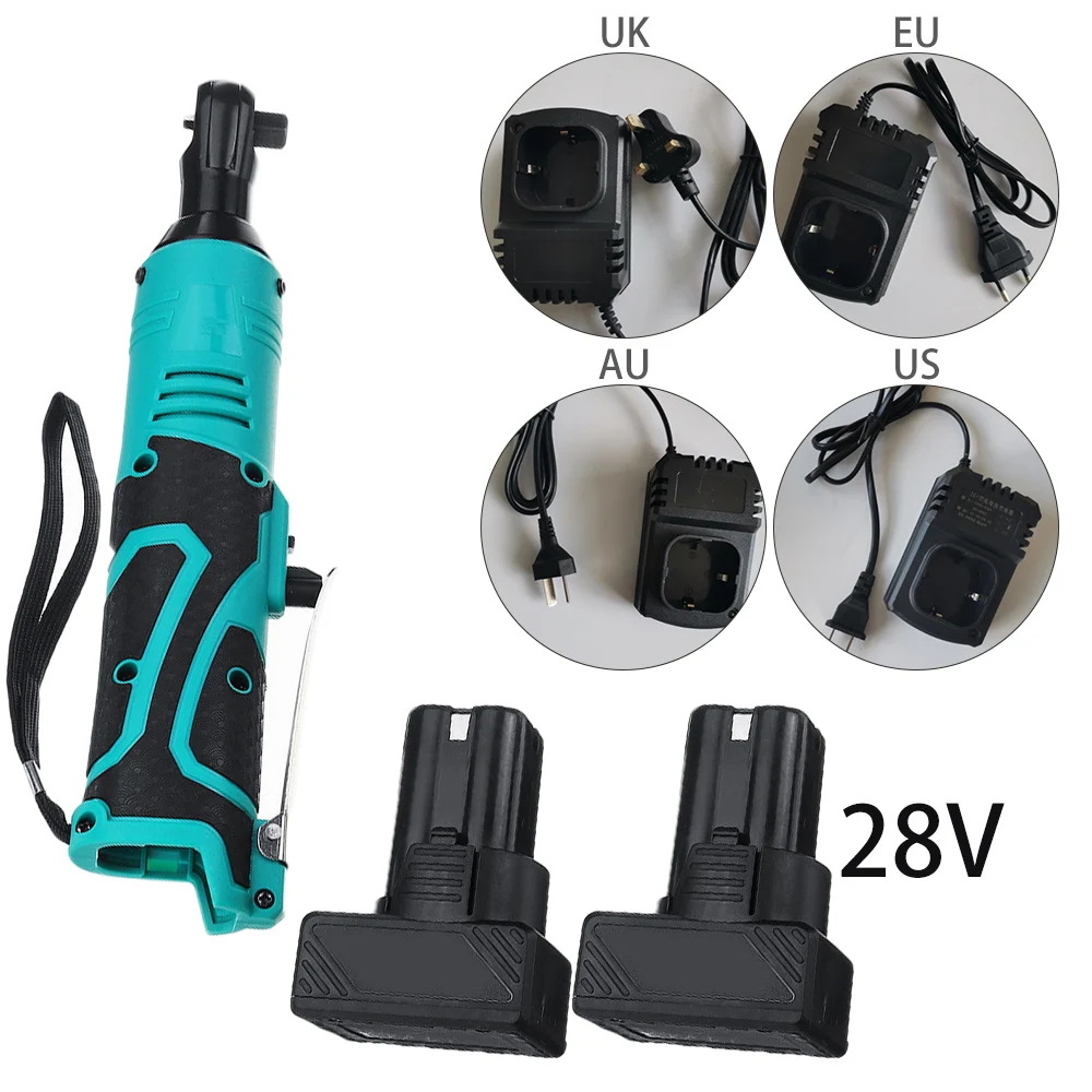 Electric Ratchet Right Angle Wrench LED Working Lights Rechargeable Battery Repairing Auto Cars Mechanical Power Hand Tools
Electric Ratchet Right Angle Wrench LED Working Lights Rechargeable Battery Repairing Auto Cars Mechanical Power Hand Tools