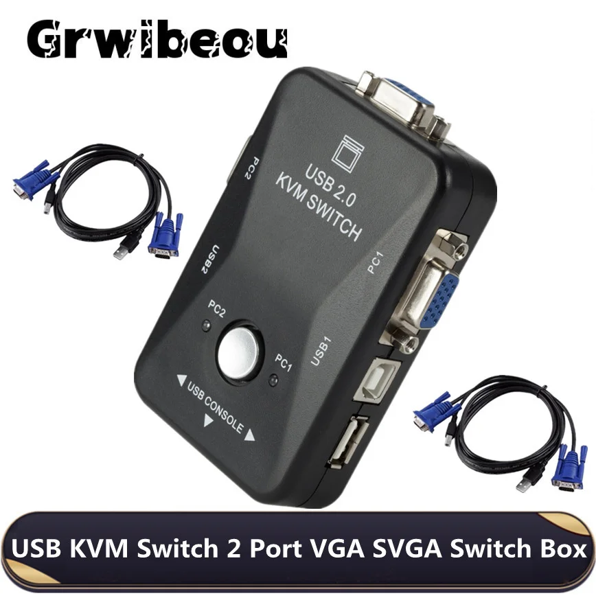 KVM-переключатель Grwibeou USB 2,0, 2 порта VGA, USB KVM-переключатель мыши, клавиатура 1920*1440, Vga-разветвитель, переключатель совместного использования
KVM-переключатель Grwibeou USB 2,0, 2 порта VGA, USB KVM-переключатель мыши, клавиатура 1920*1440, Vga-разветвитель, переключатель совместного использования