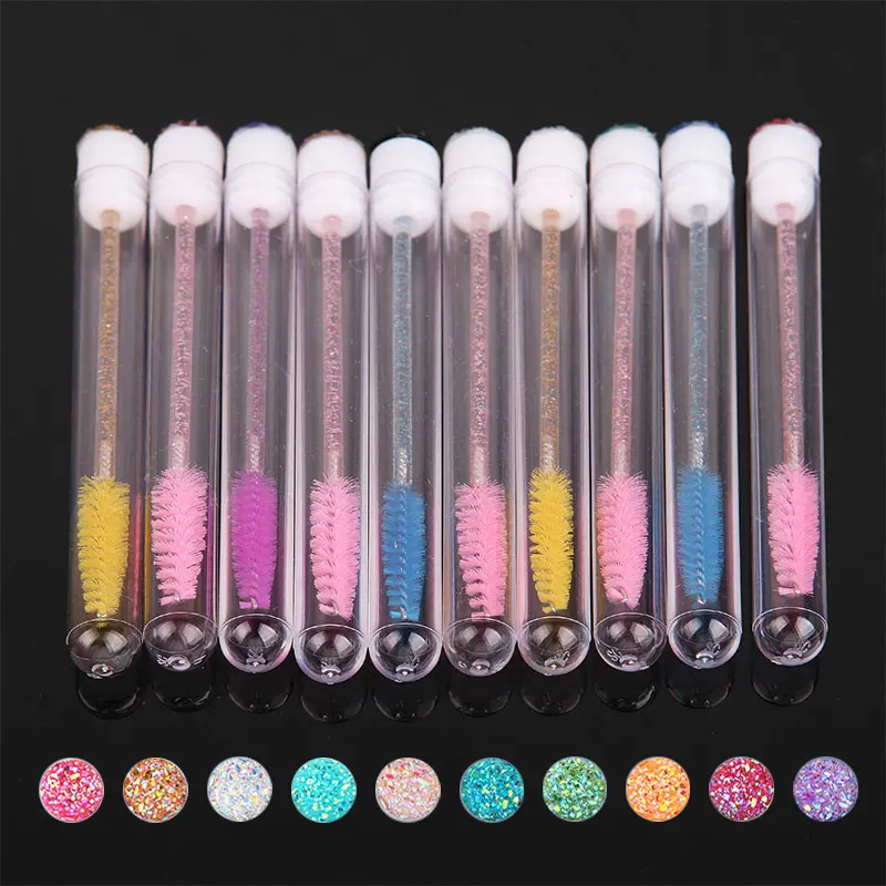 Reusable Empty Mascara Tubes Disposable Eyelash Brush Sample Cosmetic Container Replaceable Sparkling Broken Diamond At Bottom
Reusable Empty Mascara Tubes Disposable Eyelash Brush Sample Cosmetic Container Replaceable Sparkling Broken Diamond At Bottom