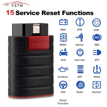 Thinkcar all system ThinkDiag obd2 Code Reader Scanner Bluetooth Andriod IOS diagnostic tool 15 reset service pk EasyDiag AP200
