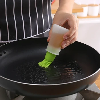 Baking Oil Brush Silicone Oil Bottle With Cap Barbecue Brush With Scale Sauce Butter Brush Kitchen Cooking Accessory
Baking Oil Brush Silicone Oil Bottle With Cap Barbecue Brush With Scale Sauce Butter Brush Kitchen Cooking Accessory