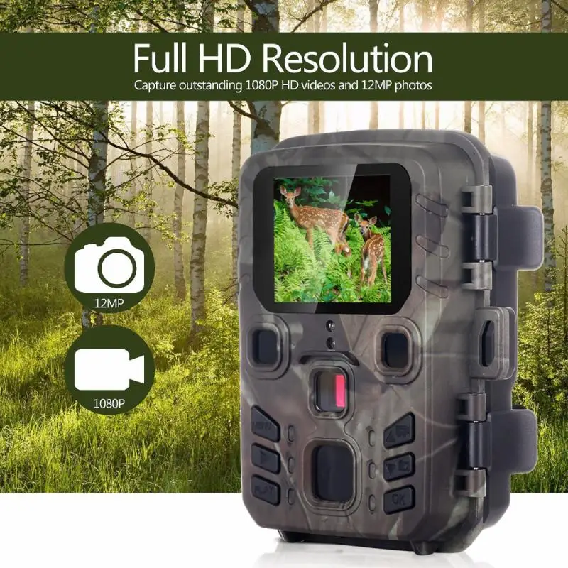 12MP HD Hunting Camera Waterproof Trail Camera with PIR Sensor 0.45s Fast Trigger Video Wildlife Scouting IR Night Vision New
12MP HD Hunting Camera Waterproof Trail Camera with PIR Sensor 0.45s Fast Trigger Video Wildlife Scouting IR Night Vision New