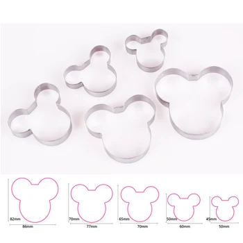 15pcs/Set Mickey Mousse Cake Molds Stainless Steel Cookie Cutters Biscuit Fondant DIY Cake Kitchen Baking Tool
15pcs/Set Mickey Mousse Cake Molds Stainless Steel Cookie Cutters Biscuit Fondant DIY Cake Kitchen Baking Tool