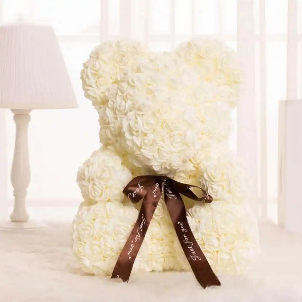 bear pe tool rose bear mold artificial flower wedding party gift
