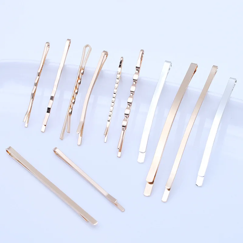 50 PCS Korea Simple Barrettes 12 Style Hairpin Accessories Wholesale Hair Clips For DIY Jewelry Making
50 PCS Korea Simple Barrettes 12 Style Hairpin Accessories Wholesale Hair Clips For DIY Jewelry Making