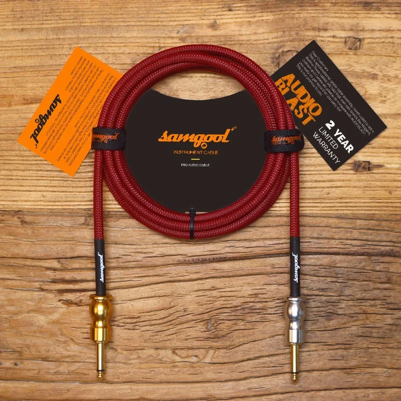 Samgool professional grade guitar cable noise reduction frequency line electric box piano ballad acoustic sound instrument line
Samgool professional grade guitar cable noise reduction frequency line electric box piano ballad acoustic sound instrument line