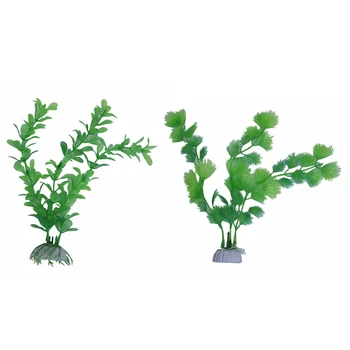 2Pcs Artificial Plant Water Green Plastic Aquarium Decoration 20cm & 19cm
2Pcs Artificial Plant Water Green Plastic Aquarium Decoration 20cm & 19cm