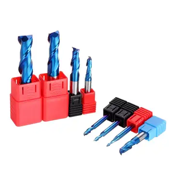 8pcs HRC55 Blue-nano 2 Flute End Mill Set R1-R6 Milling Cutter CNC Router Bits for Metal Wood Stainless Steel Durable
8pcs HRC55 Blue-nano 2 Flute End Mill Set R1-R6 Milling Cutter CNC Router Bits for Metal Wood Stainless Steel Durable