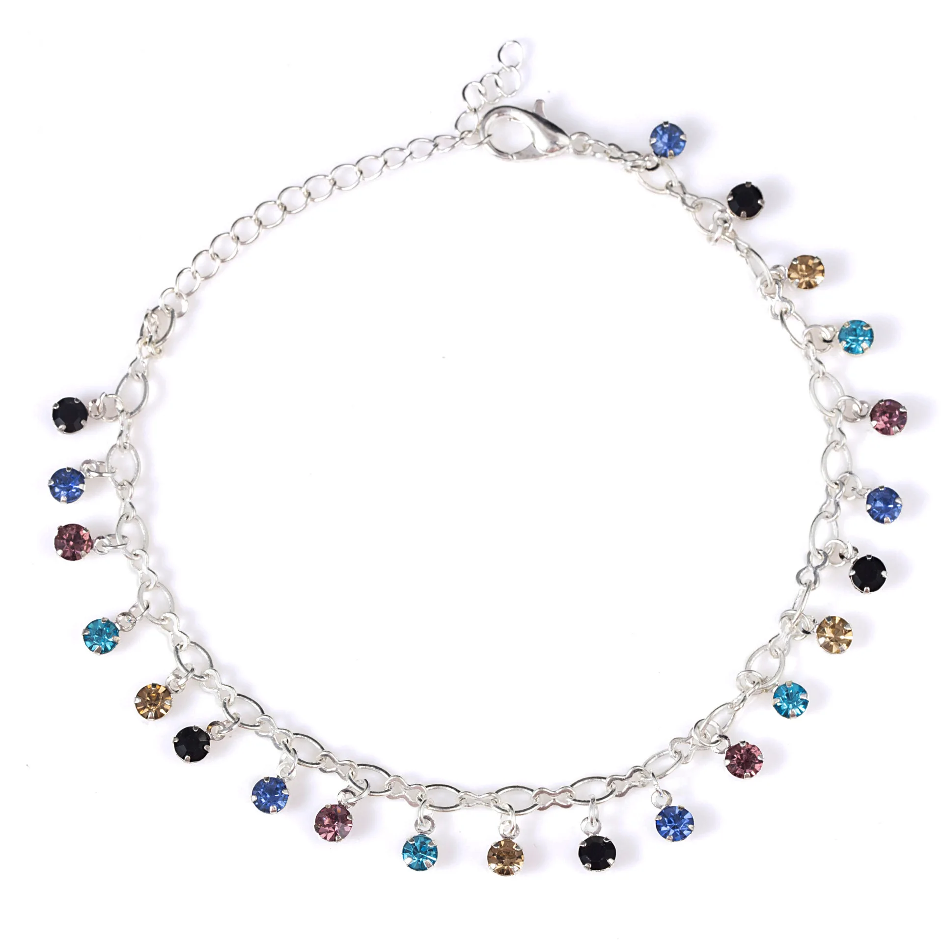 2018 Summer New Style Europe And America Diamond Set Silver Anklet Beach Crystal Anklet Women's Hot Selling
2018 Summer New Style Europe And America Diamond Set Silver Anklet Beach Crystal Anklet Women's Hot Selling