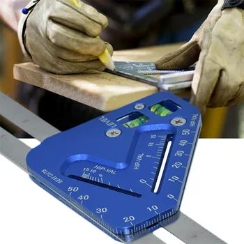 Carpentry Tool Measuring Angle Ruler Multifunctional Aluminum Alloy Scale Level Rust-proof PAK55
Carpentry Tool Measuring Angle Ruler Multifunctional Aluminum Alloy Scale Level Rust-proof PAK55