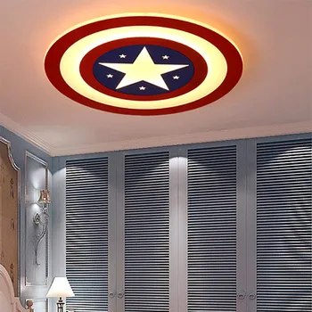 LED Kids ceiling lights for Bedroom Baby room light Captain America christmas decorations for home nursery ceiling light
LED Kids ceiling lights for Bedroom Baby room light Captain America christmas decorations for home nursery ceiling light