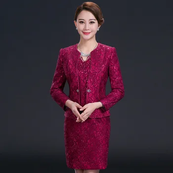 Mother of Bride Dress Suit Long Sleeve Autumn Winter Clothes For Wedding Elegant Formal Office Ladies Work Plus Size 2 Piece Set
Mother of Bride Dress Suit Long Sleeve Autumn Winter Clothes For Wedding Elegant Formal Office Ladies Work Plus Size 2 Piece Set