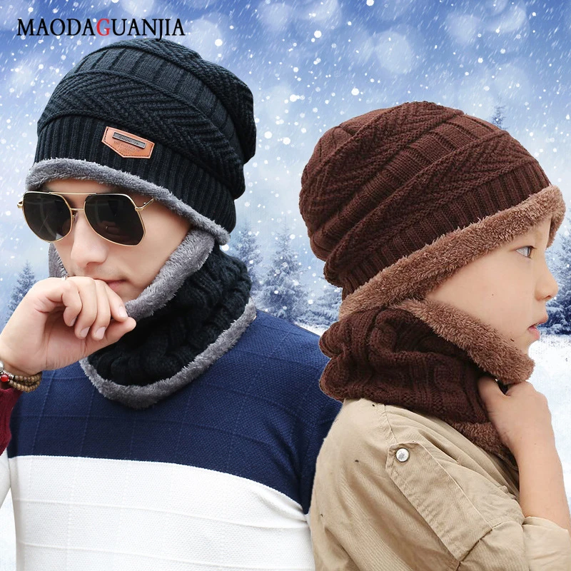 LEOSOXS Neck Warm Knitted Hat Scarf Set Fur Wool Lining Thick Warm Knit Beanies Balaclava Winter Hat for Men Baby Cap Scarf Set
LEOSOXS Neck Warm Knitted Hat Scarf Set Fur Wool Lining Thick Warm Knit Beanies Balaclava Winter Hat for Men Baby Cap Scarf Set