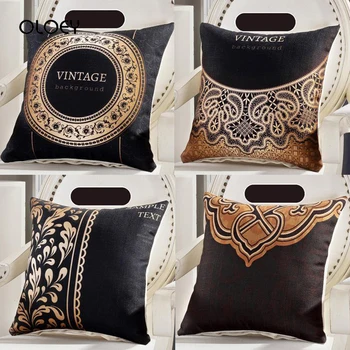 European High-end Luxury Black Gold Pillowcase Decorative Pillow Cushion Home Bedroom Hotel Car Decorative Pillowcase 45x45cm .
European High-end Luxury Black Gold Pillowcase Decorative Pillow Cushion Home Bedroom Hotel Car Decorative Pillowcase 45x45cm .