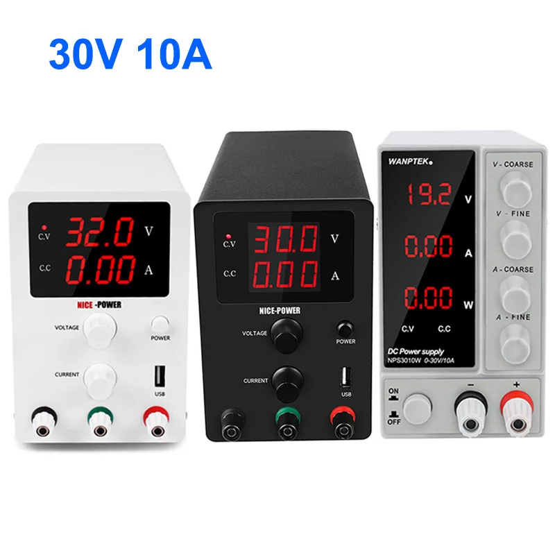 New Series Adjustable Switching DC Power Supply Laboratory 30V 10A Transformer Current Stabilizer Bench Source Digital 30V
New Series Adjustable Switching DC Power Supply Laboratory 30V 10A Transformer Current Stabilizer Bench Source Digital 30V