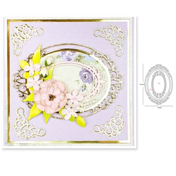Disc Lace Dies Oval Dish Frame Metal Cutting Dies New 2020 Dies Scrapbooking Card Making Embossing Stencil Die Cut Template 
Disc Lace Dies Oval Dish Frame Metal Cutting Dies New 2020 Dies Scrapbooking Card Making Embossing Stencil Die Cut Template