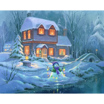 DIY Painting By Numbers Snowy Bright Night Kit Oil Picture By Numbers Christmas Wall Art Painting on Canvas Home Decoration Gift 
DIY Painting By Numbers Snowy Bright Night Kit Oil Picture By Numbers Christmas Wall Art Painting on Canvas Home Decoration Gift