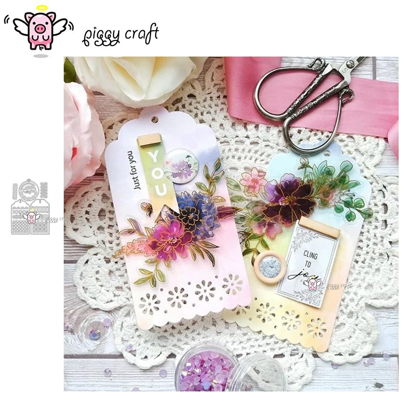 Piggy Craft metal cutting dies cut die mold Various shapes pattern tags Scrapbook paper craft knife mould blade punch stencils
Piggy Craft metal cutting dies cut die mold Various shapes pattern tags Scrapbook paper craft knife mould blade punch stencils