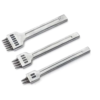 Leather Craft Round Hole Pricking Iron Chisel Head Removable Stitching Punch Chisel Tool/Set
Leather Craft Round Hole Pricking Iron Chisel Head Removable Stitching Punch Chisel Tool/Set
