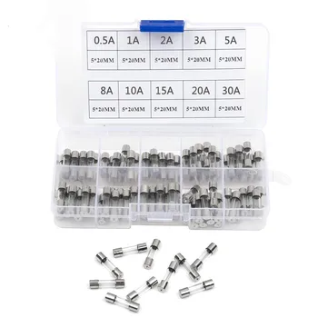 100pcs/box 5x20mm Fuse Assorted Kit DIY Quick Blow Glass Tube Fast-blow Glass Fuses set pack 0.5A 1A 2A 3A 5A 8A 10A 15A 20A 30A
100pcs/box 5x20mm Fuse Assorted Kit DIY Quick Blow Glass Tube Fast-blow Glass Fuses set pack 0.5A 1A 2A 3A 5A 8A 10A 15A 20A 30A