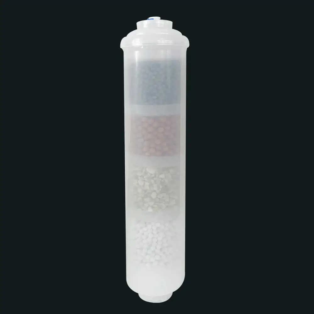 10-Inch Inline Quick Connect 4-Layer Alkaline Replacement Water Filter Cartridge with Far Infrared Balls, Calcite, Maifan Stone
10-Inch Inline Quick Connect 4-Layer Alkaline Replacement Water Filter Cartridge with Far Infrared Balls, Calcite, Maifan Stone