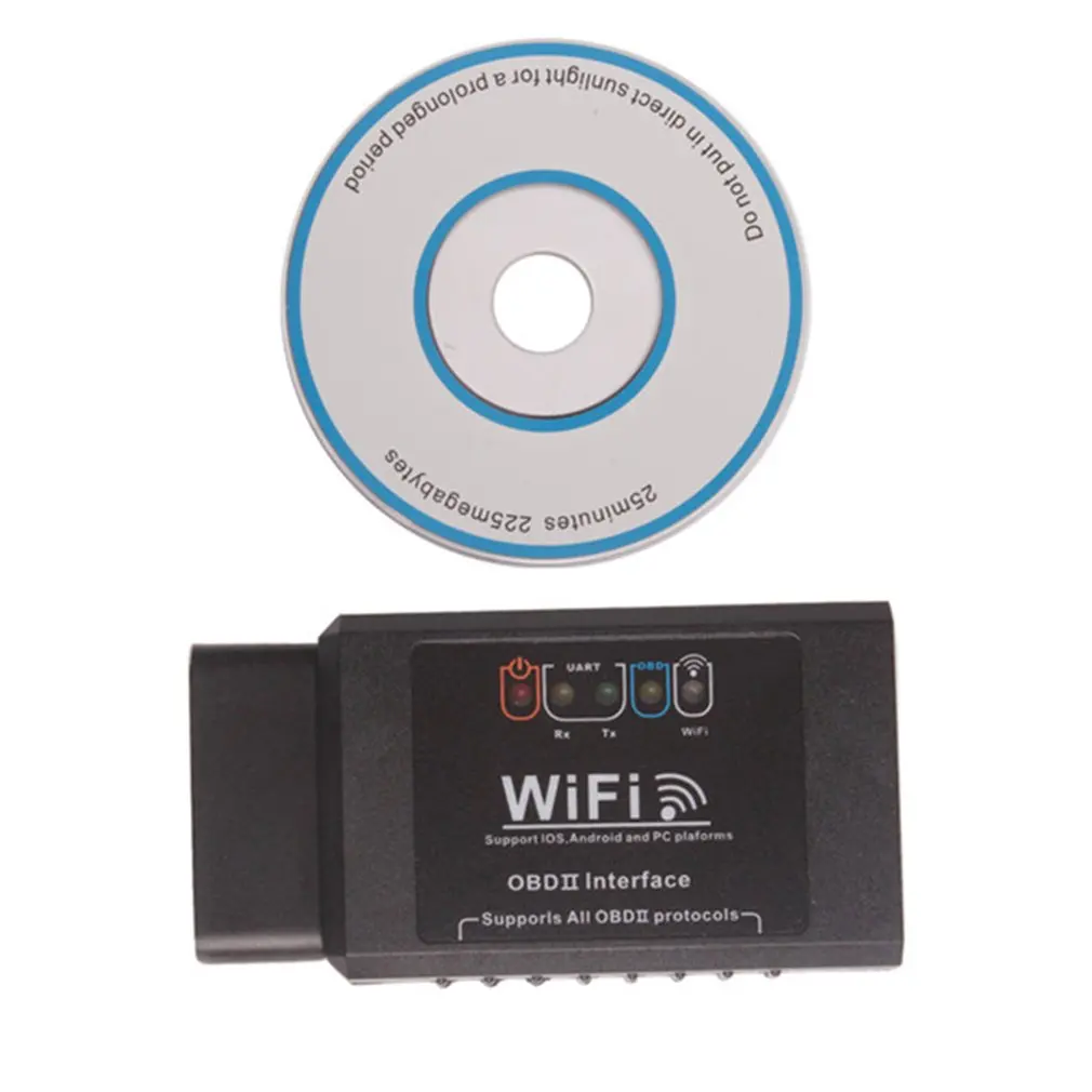 WiFi OBDII Scanner Code Reader Car OBD2 Diagnostic Tool Support All OBD II Vehicles for iOS and Android PC
WiFi OBDII Scanner Code Reader Car OBD2 Diagnostic Tool Support All OBD II Vehicles for iOS and Android PC